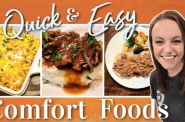 EASY COMFORT FOOD RECIPES | WINNER DINNERS | DINNER INSPIRATION | AFFORDABLE FAMILY MEALS | NO. 105