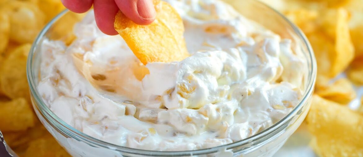 Creamy French Onion Dip - The secret to the best onion dip!