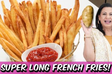 Game Day Special! Crispy Extra Long French Fries Super Easy Recipe in Urdu Hindi   RKK