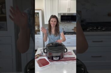 3-Ingredient EASY DINNER!! French Dip Slow Cooked sandwiches! #food #slowcooker # #tasty