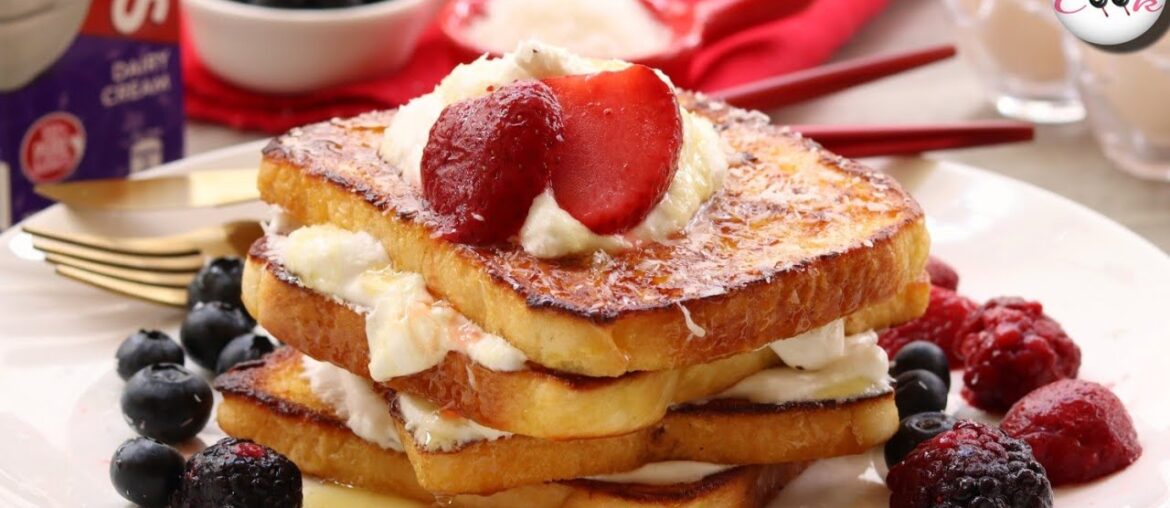 Coconut Cream French Toast Recipe by (YES I CAN COOK) Coconut Cream French Toast Recipe by (YES I CAN COOK)