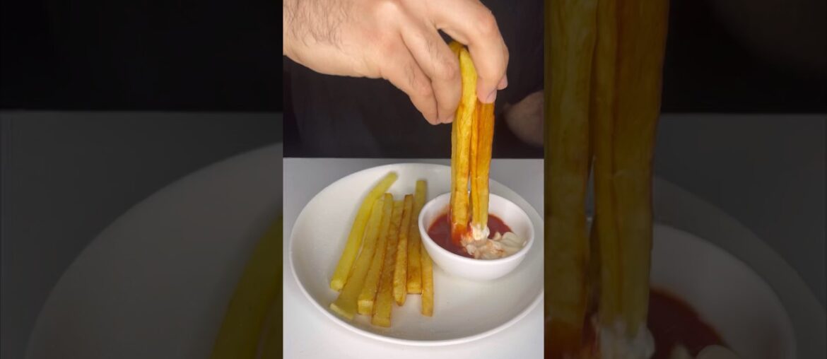 Perfect French Fries #asmr #shorts #food #asmrcooking #potatosnacks