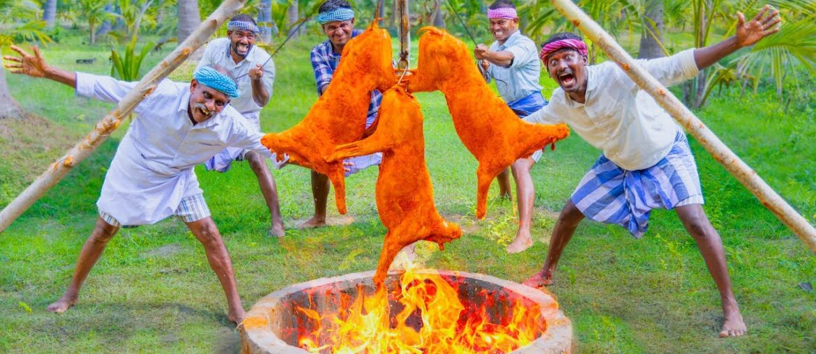 MANDI BIRYANI | 3 Full Goat Arabian Mutton Mandi Recipe Cooking In Village | Kuzhi Mandhi Biryani MANDI BIRYANI | 3 Full Goat Arabian Mutton Mandi Recipe Cooking In Village | Kuzhi Mandhi Biryani