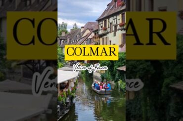 Exploring the charming streets of   Colmar, France. #europe #venice #fairytale #town #lake #boat