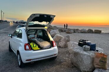 Tiny Car Camping on the French Riviera - Escargot & Baguette