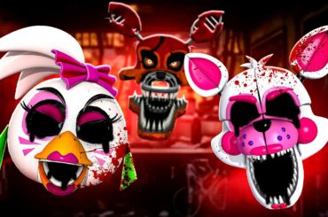 Glamrock Chica and Funtime Foxy Play 2 SCARY GAMES