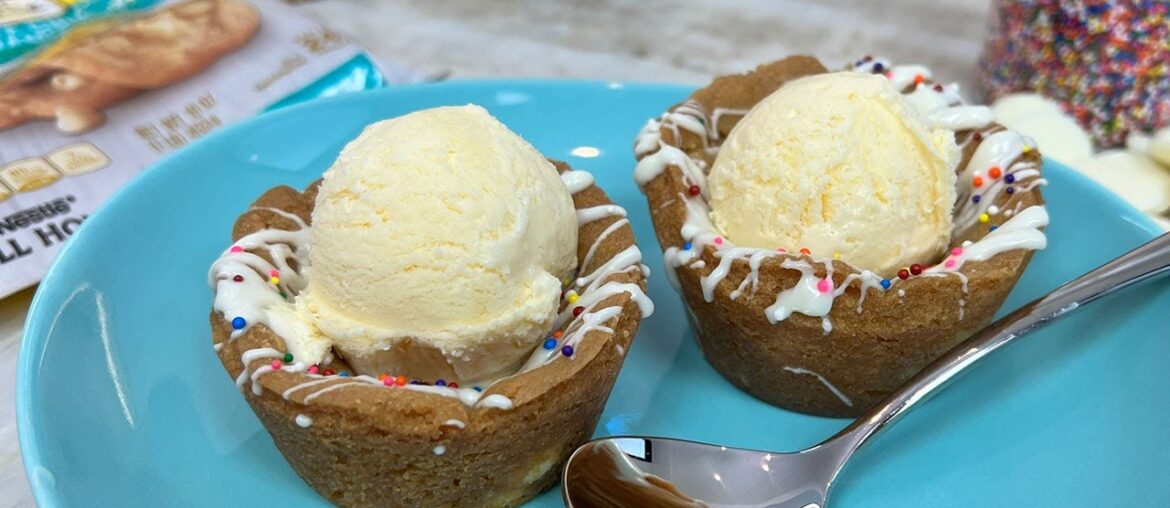 Cookie Ice Cream Cup
