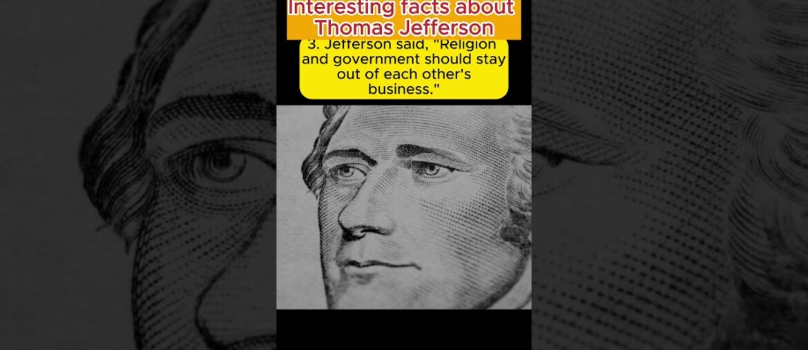 Interesting facts about Thomas Jefferson #youtubeshorts  #viral #ytshorts #history #thomasjefferson