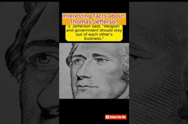 Interesting facts about Thomas Jefferson #youtubeshorts  #viral #ytshorts #history #thomasjefferson