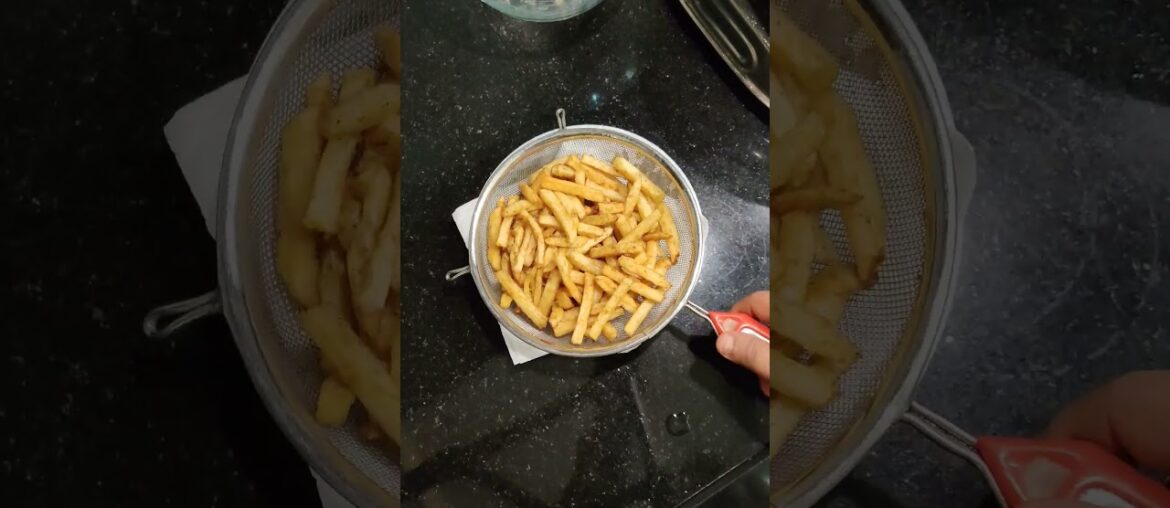 how to make crispy french fries at home.