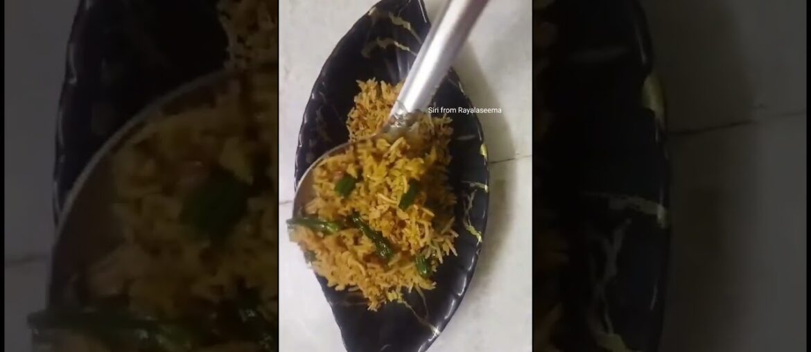 French Beans fried rice recipe in telugu#frenchbeans#beansfry#friedrice#lunchboxrecipe#lunchboxideas