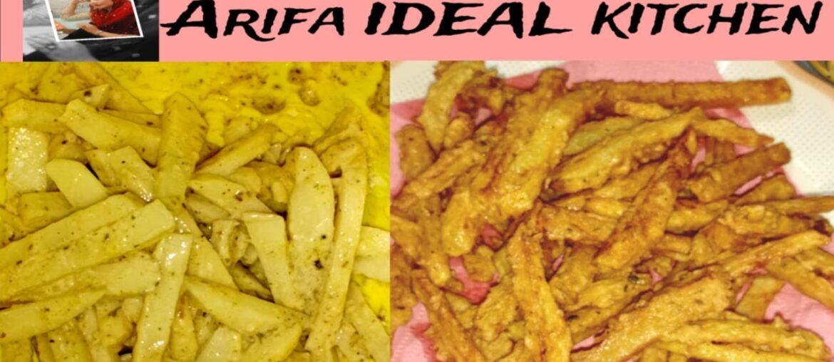 Crispy French Fries Recipe By Arifa ideal kitchen | How To Make Crispy French Fries Recipe|