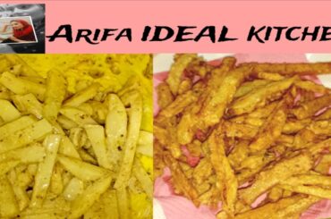 Crispy French Fries Recipe By Arifa ideal kitchen | How To Make Crispy French Fries Recipe|
