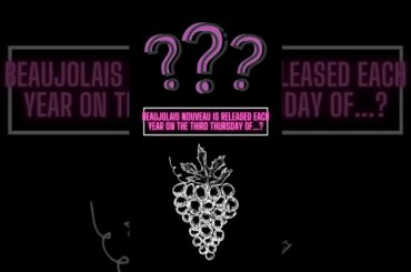 Beaujolais Nouveau? #wine #sommelier #sipshorts #frenchwine #studywine #beaujolais