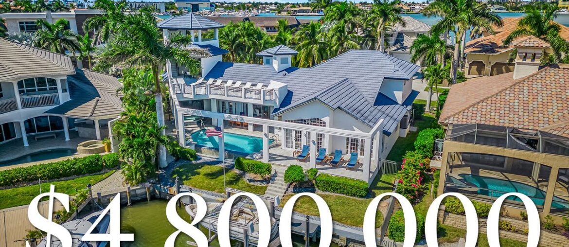 $4,800,000 Luxury Waterfront Home in Marco Island Florida | Full Tour $4,800,000 Luxury Waterfront Home in Marco Island Florida | Full Tour