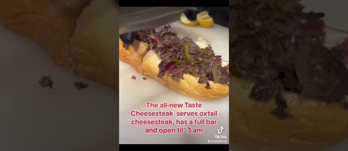 Taste Cheesesteaks Opened in Center City Featuring Oxtail & Jerk Chicken Cheesesteaks Taste Cheesesteaks Opened in Center City Featuring Oxtail & Jerk Chicken Cheesesteaks