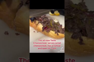 Taste Cheesesteaks Opened in Center City Featuring  Oxtail & Jerk Chicken Cheesesteaks