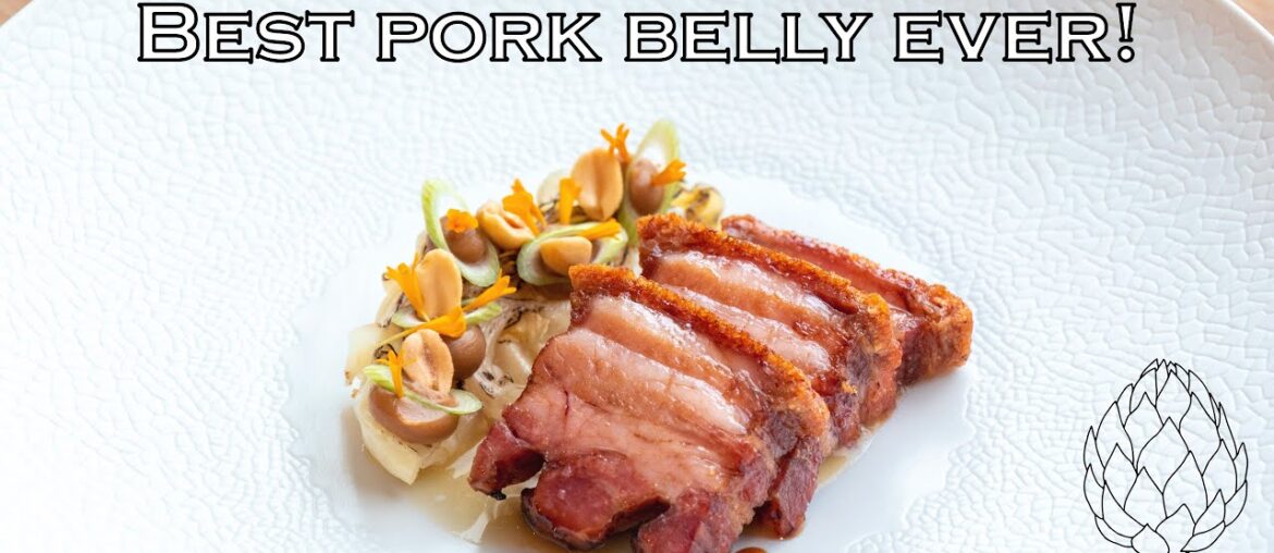 Best pork belly ever! Crispy & juicy | Fine dining