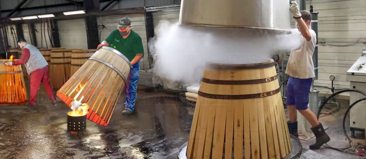 Amazing Way They Produce Wooden Barrels by Hands in France