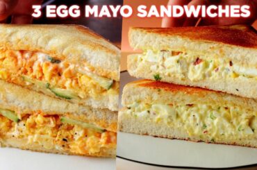 3 Easy Egg Mayo Sandwich Recipes