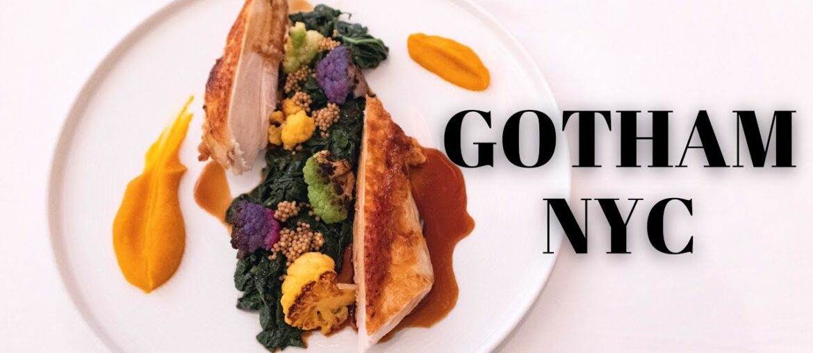 Eating at Gotham. NYC. An Iconic Fine Dining Restaurant Eating at Gotham. NYC. An Iconic Fine Dining Restaurant