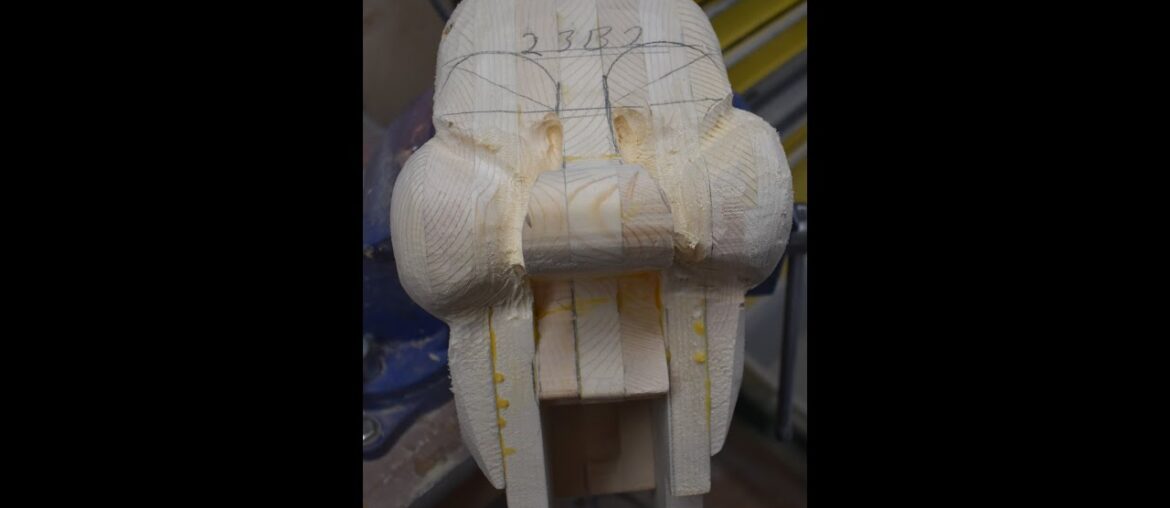 Otis part 8, how to make a ventriloquist dummy, figure out of wood.