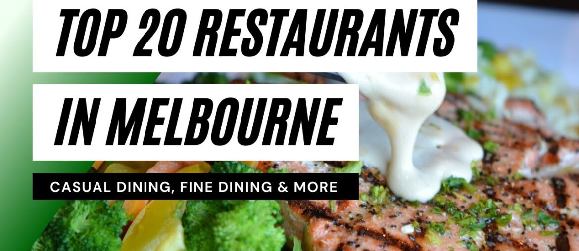 Top 20 Restaurants & Dining Experiences in Melbourne, Australia - Where To Eat in Melbourne CBD