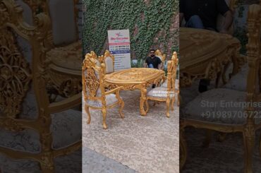 Antique French Syle Dining || Luxury Dining Table By Star Enterprises Furniture #dining #carving