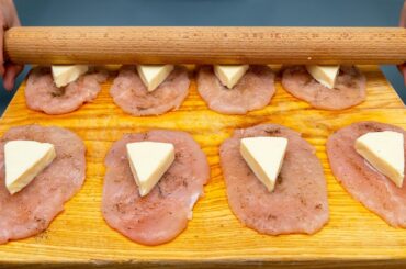 I learned this trick in a French restaurant! The juicy chicken rolls