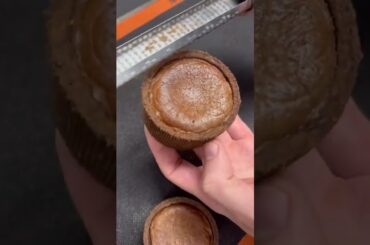 Our French chocolate and hazelnut flan. Available every day in our showcase.