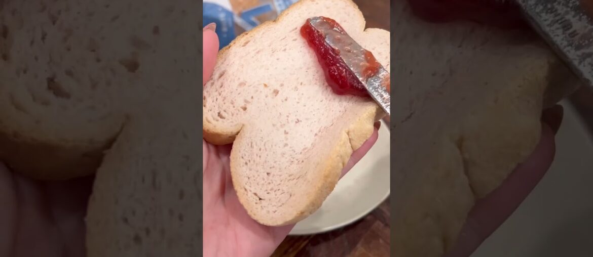 Easy Peanut Butter & Jelly French Toast with Bananas #recipe #shortsvideo