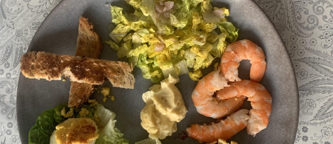 Comme j’ai vu beaucoup de crevettes sur le sub, enieme plat avec crevettes