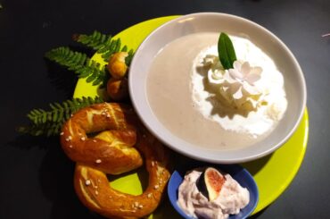 Repas avec quelques produits du jardin