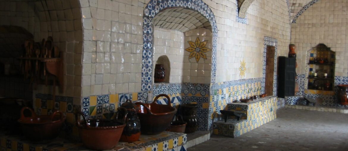 Old kitchen in Puebla, Mexico