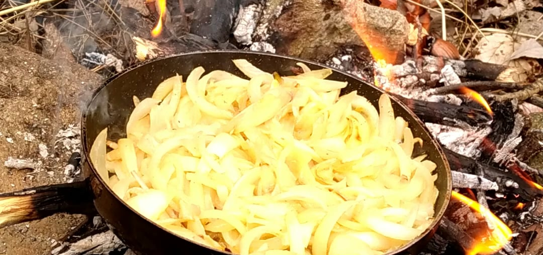 Soupe à l'oignon dans la nature - Gorges de la Carança - Pyrénées
