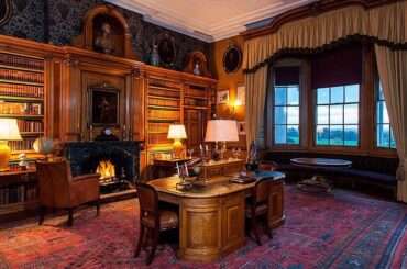 Wrotham Park Library, Hertfordshire [820 x 479]