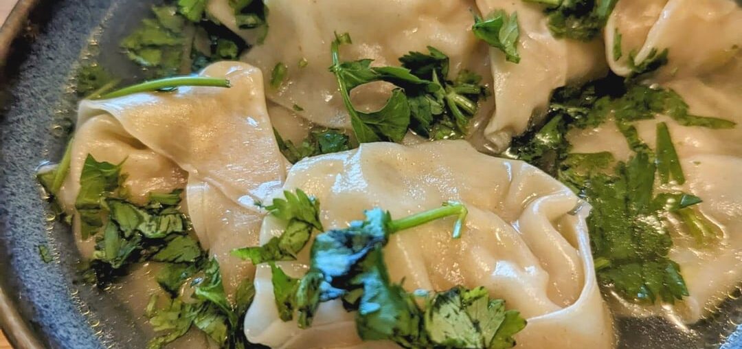 Nous avons fait des wontons ce soir !