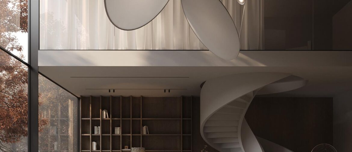 Autumn Scenery Living Room by Shushan Vardanyan [1400 x 1867]