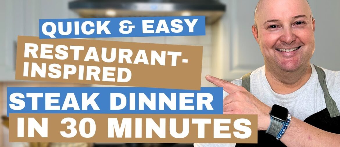 Restaurant-Inspired 30-Minute Steak Dinner | NY Striploin with Thyme & Garlic (Chef Rafael Gonzalez)