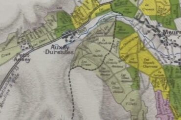 Beautiful set of 3 wine maps of Burgundy Vineyards, France, 1942