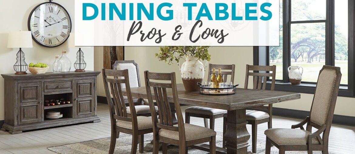 Glass vs. Wood Dining Tables: Pros & Cons