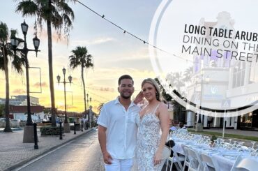 Dining with 999 other people on a street in Aruba; The Long Table Event