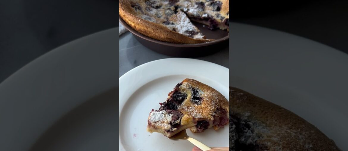 Clafouti, an easy and delicious French dessert