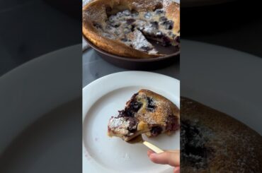 Clafouti, an easy and delicious French dessert