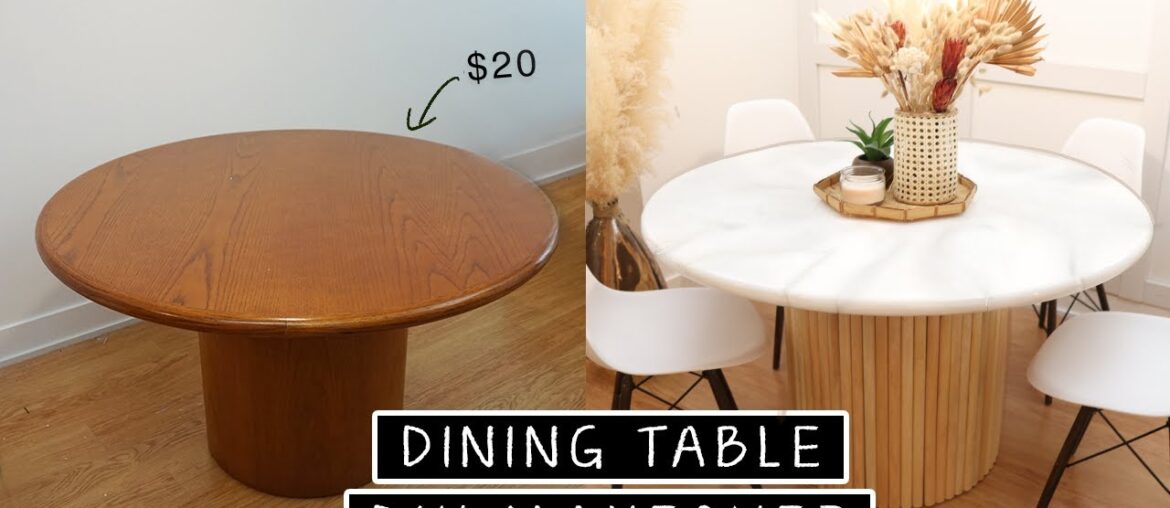 DIY Dining Table Makeover (natural boho furniture flip) DIY Dining Table Makeover (natural boho furniture flip)