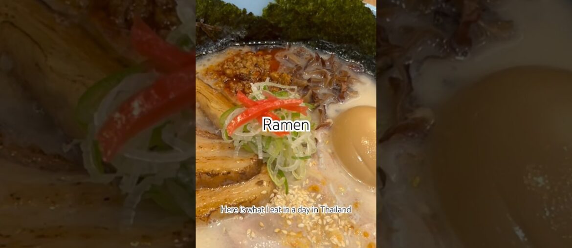 What I eat in a day in Thailand #foodshorts #nodiet #foodtrip #bangkokfood