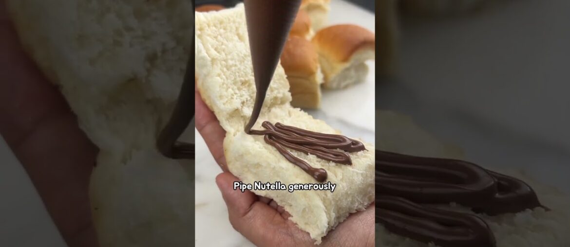 fluffy nutella French pav #shortsfeed #recipe #new #style #viralshorts fluffy nutella French pav #shortsfeed #recipe #new #style #viralshorts