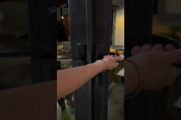 Locking French doors