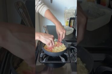 Using up extra quiche custard into a French omelet #cookingcompaniontv