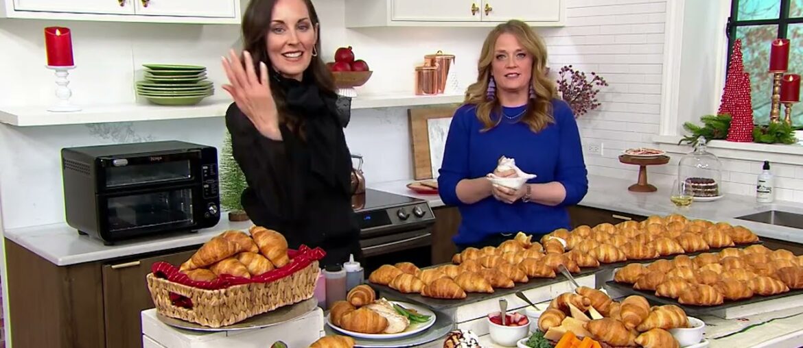 Authentic Gourmet 24 or 48 French Butter Croissants on QVC